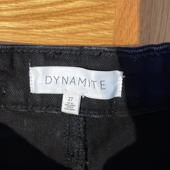 Dynamite black denim shorts - Picture 3 of 3
